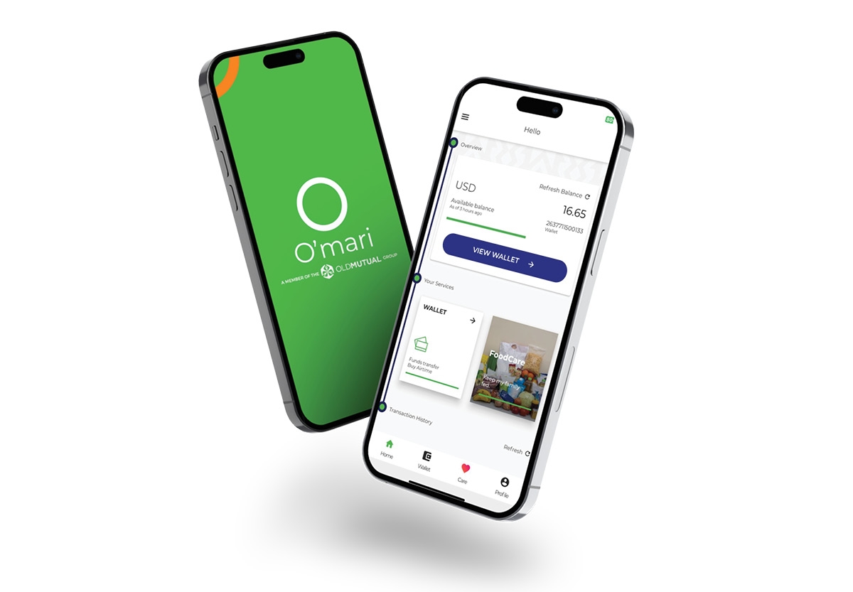 Register on omari mobile application..